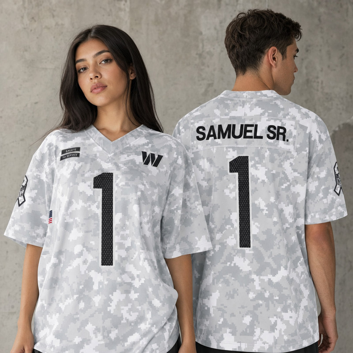 Washington Commanders Deebo Samuel Sr Arctic Camo Limited Jersey - 2