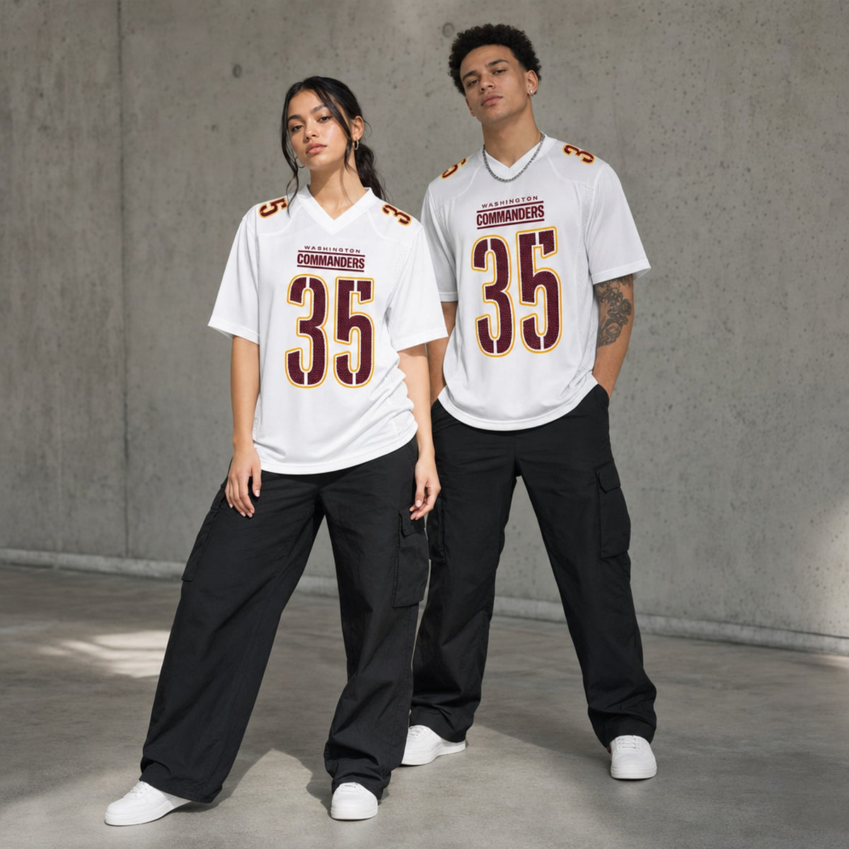 W.Commanders #35 Percy Butler Tundra Fashion Game Jersey - 3