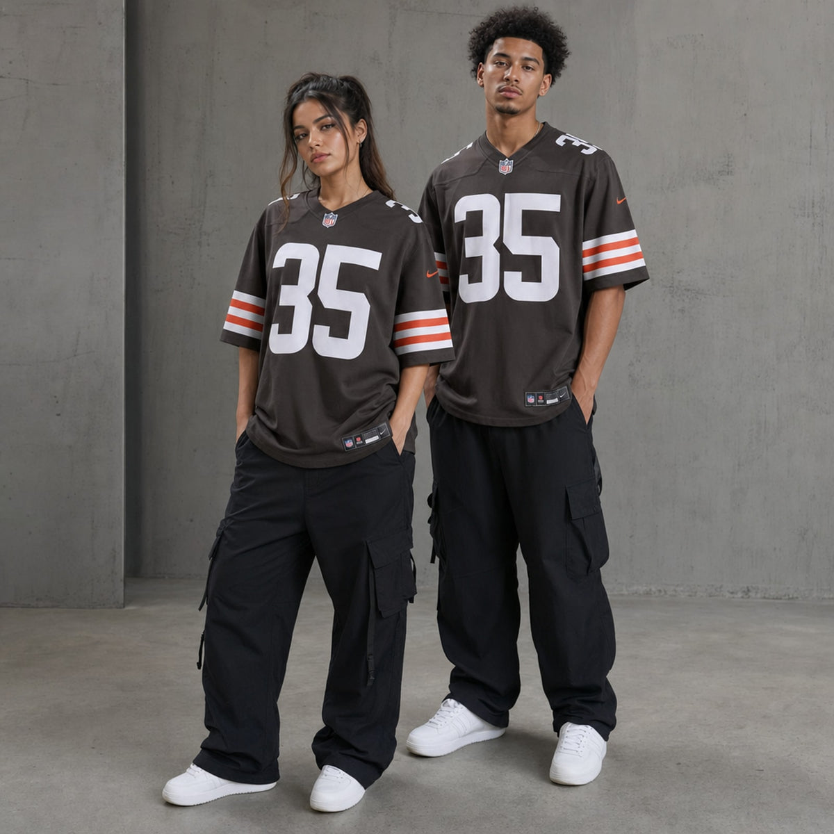 Cleveland Browns Toriano Pride Jr. Game Jersey - 3