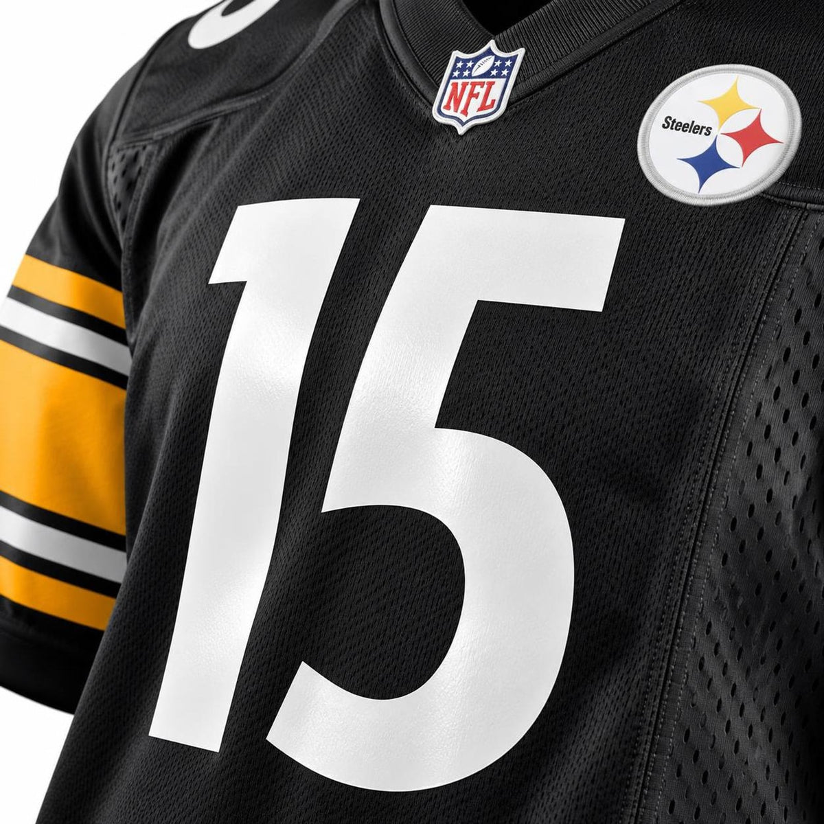Men's Pittsburgh Steelers Denzel Mims Black Game Jersey JS5830 - 4