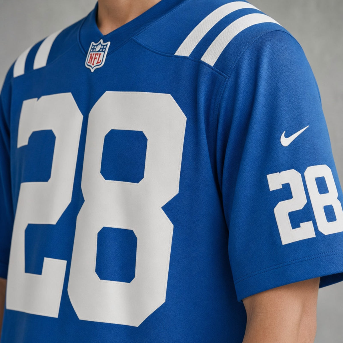 Indianapolis Colts Jonathan Taylor Polyester Game Jersey - 4
