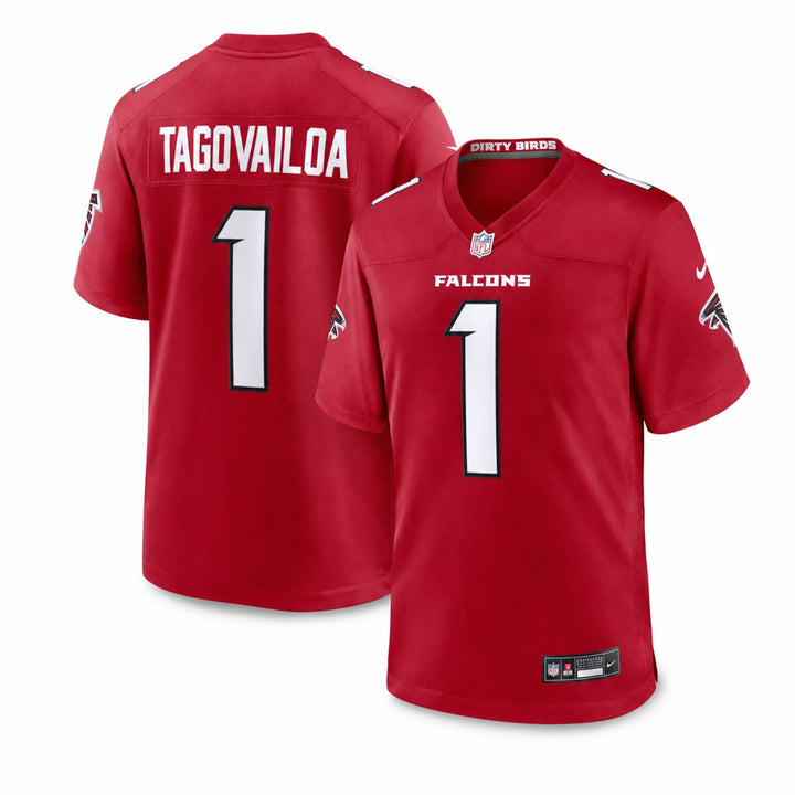 Atlanta Falcons Tua Tagovailoa Game Jersey Loose Fit