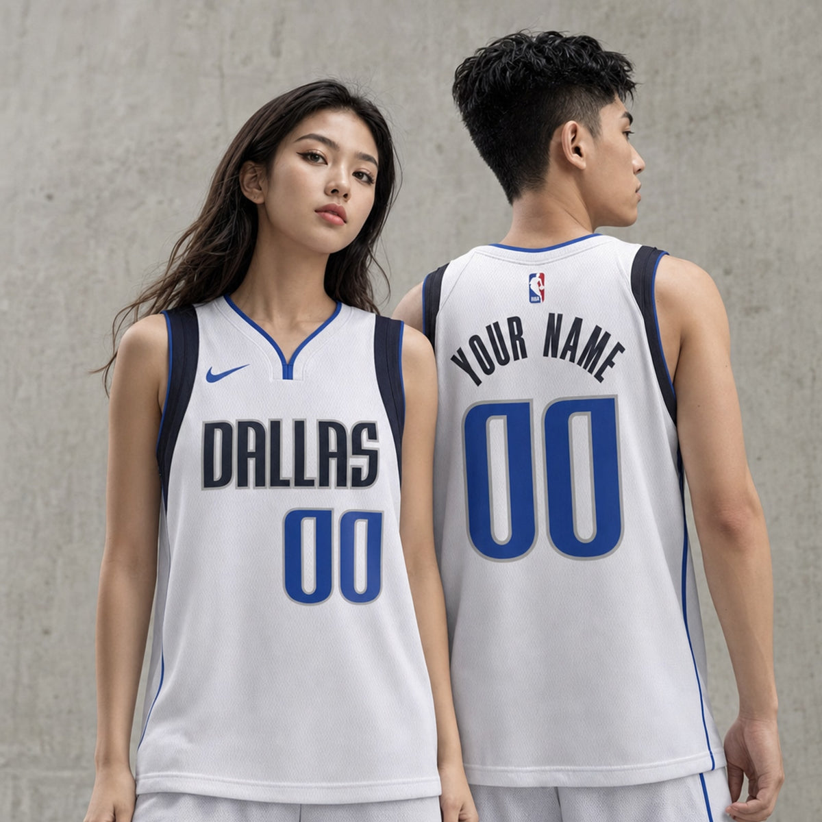 Dallas Mavericks Custom Association Swingman Jersey - 2
