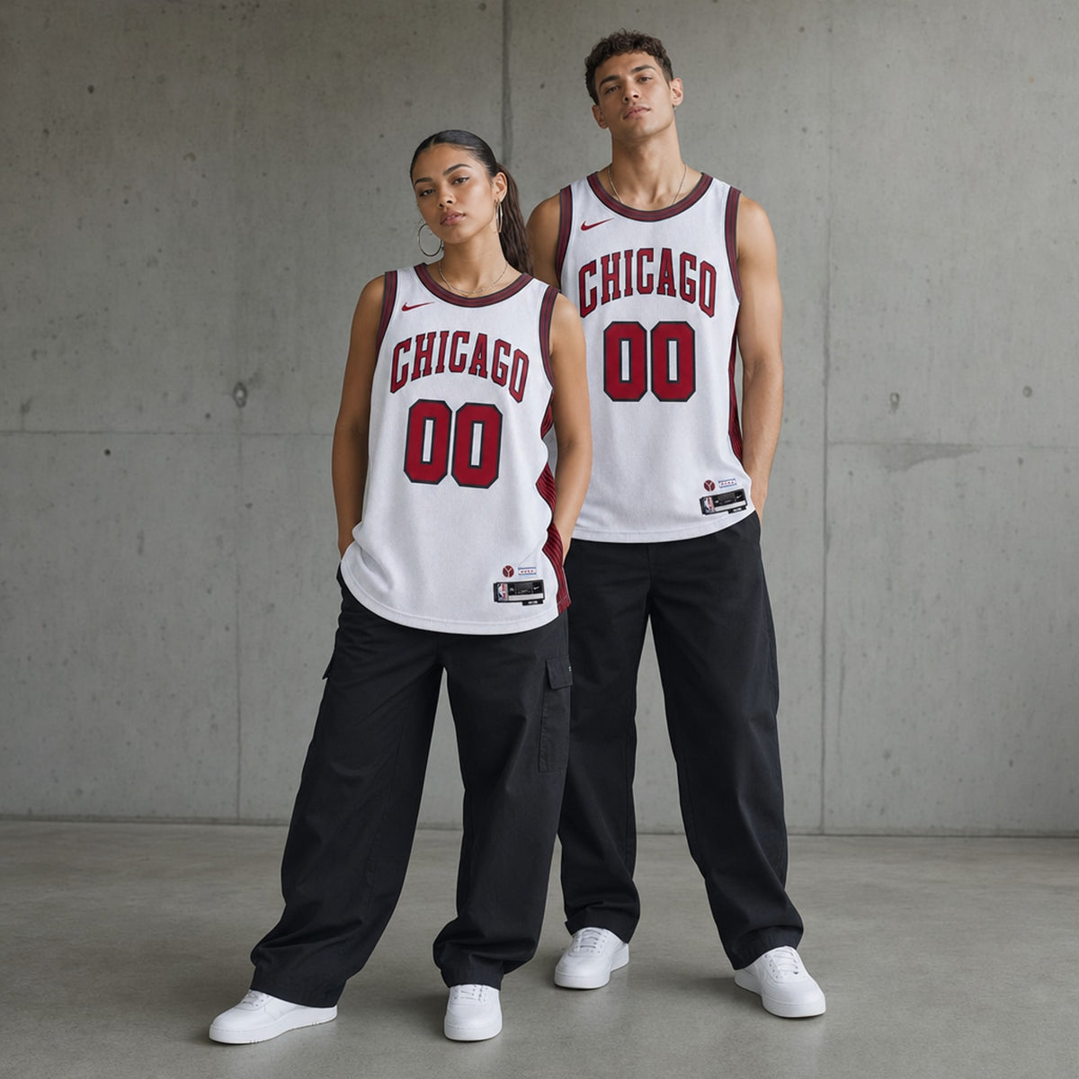Chicago Bulls Polyester Swingman Customized City Edition Jersey - 3
