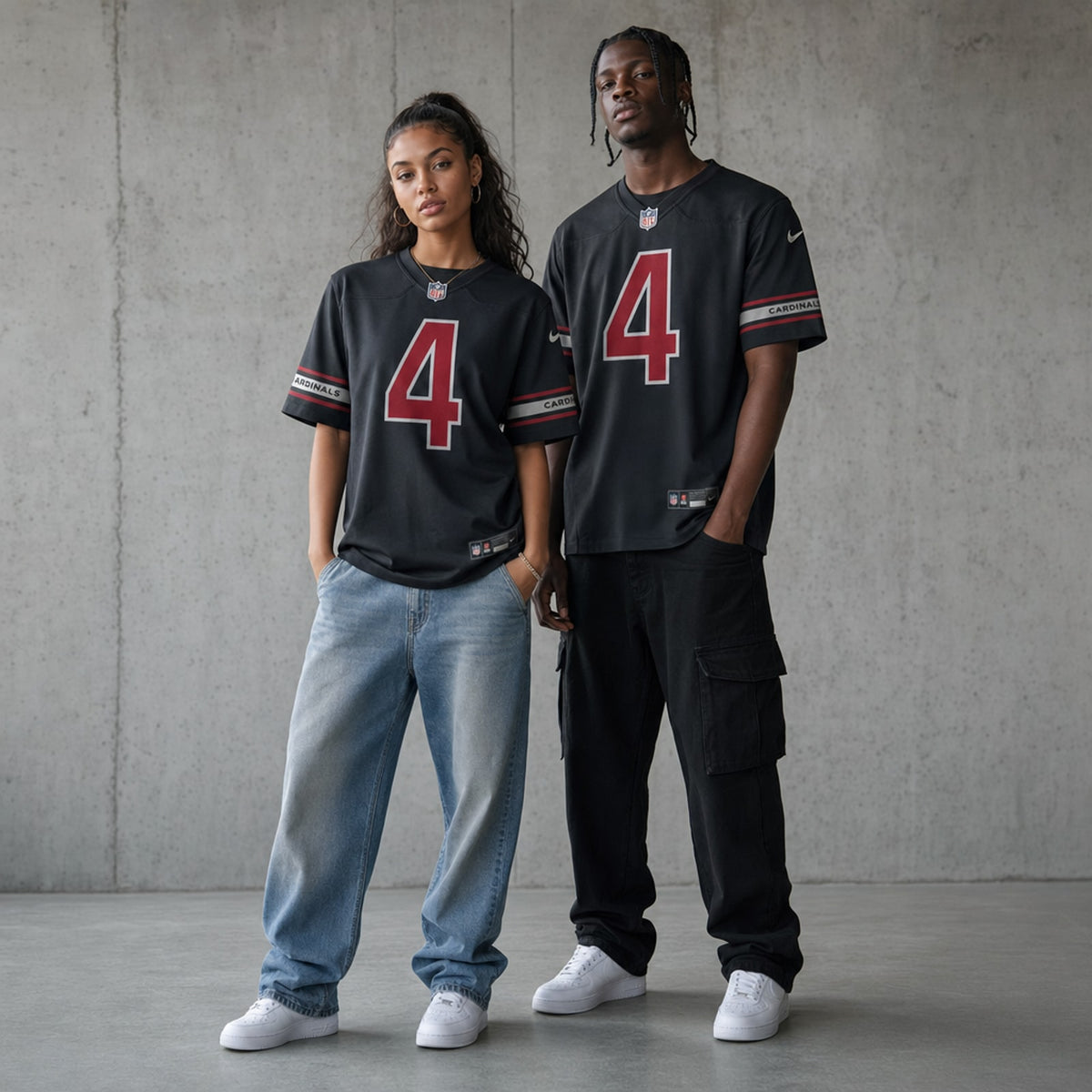 Arizona Cardinals Jeremiyah Love Black Alternate Game Jersey - 3