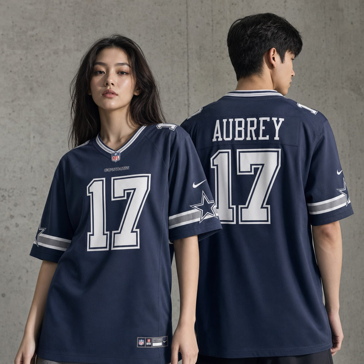 Dallas Cowboys Brandon Aubrey Polyester Game Jersey Navy - 2