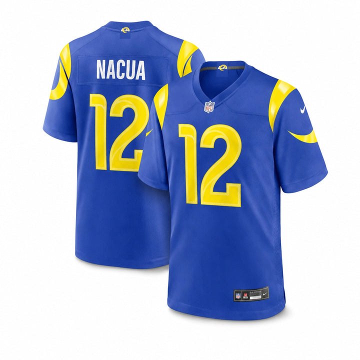 Los Angeles Rams Puka Nacua Royal Game Jersey