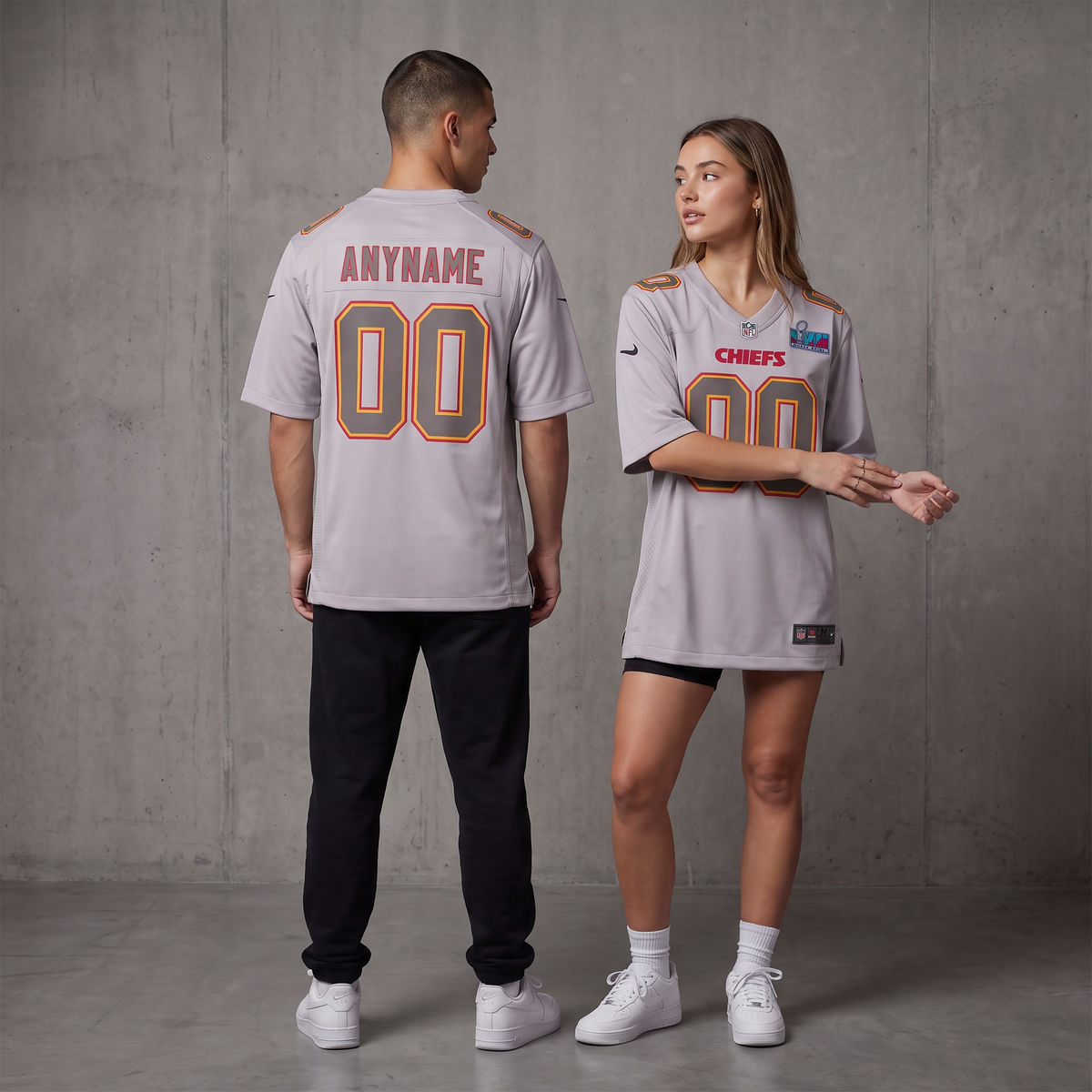 Kansas City Chiefs Style Football Jersey Personalized Name Number Shirt