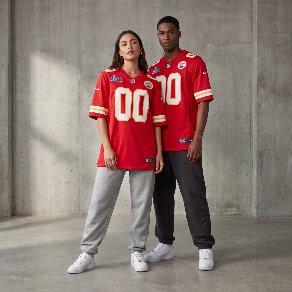 Red White Yellow Kansas City Chiefs Inspired Football Jersey Personalized Name Number Shirt