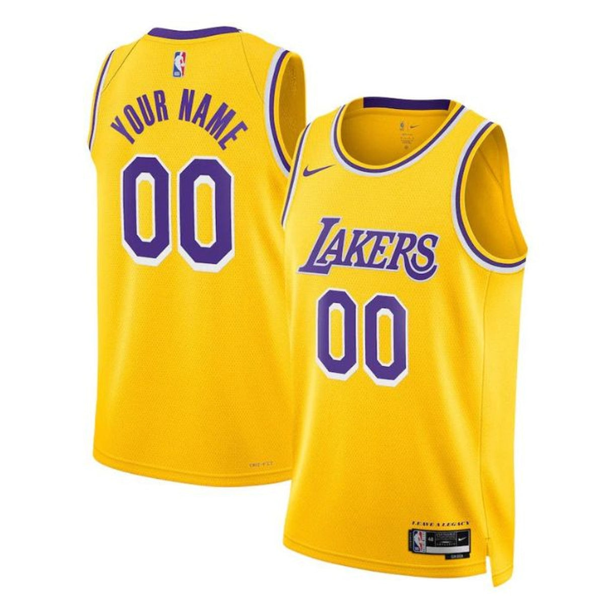 Los Angeles Lakers Unisex 2023 Swingman Custom Icon Jersey - 5