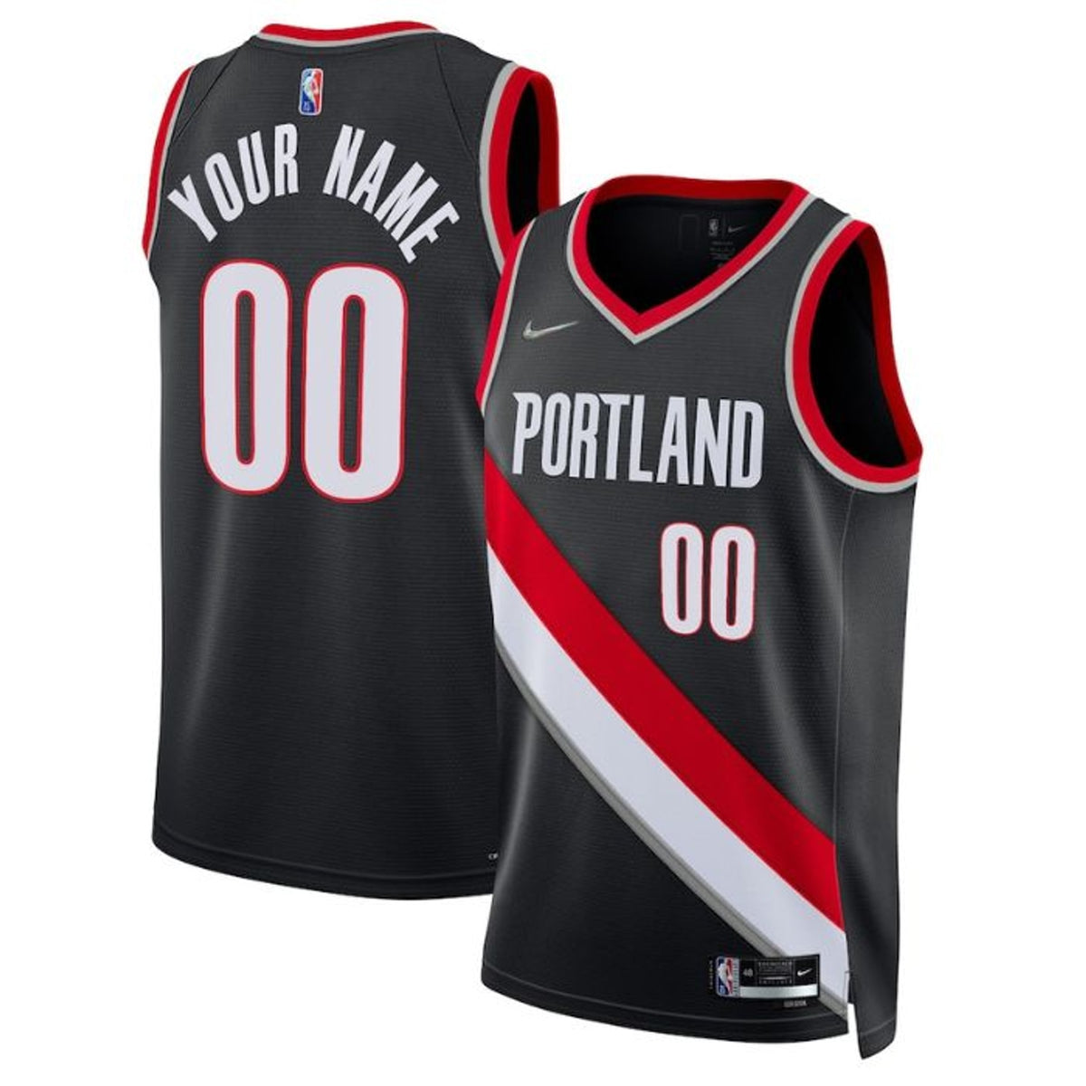 Portland Trail Blazers Custom Icon Swingman Jersey - 5