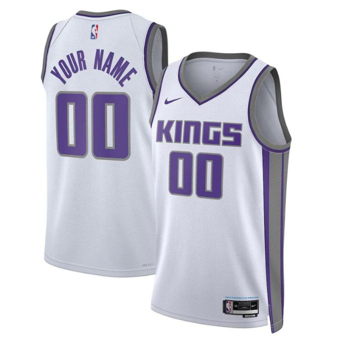 Sacramento Kings Unisex Custom Association Swingman Jersey - 5
