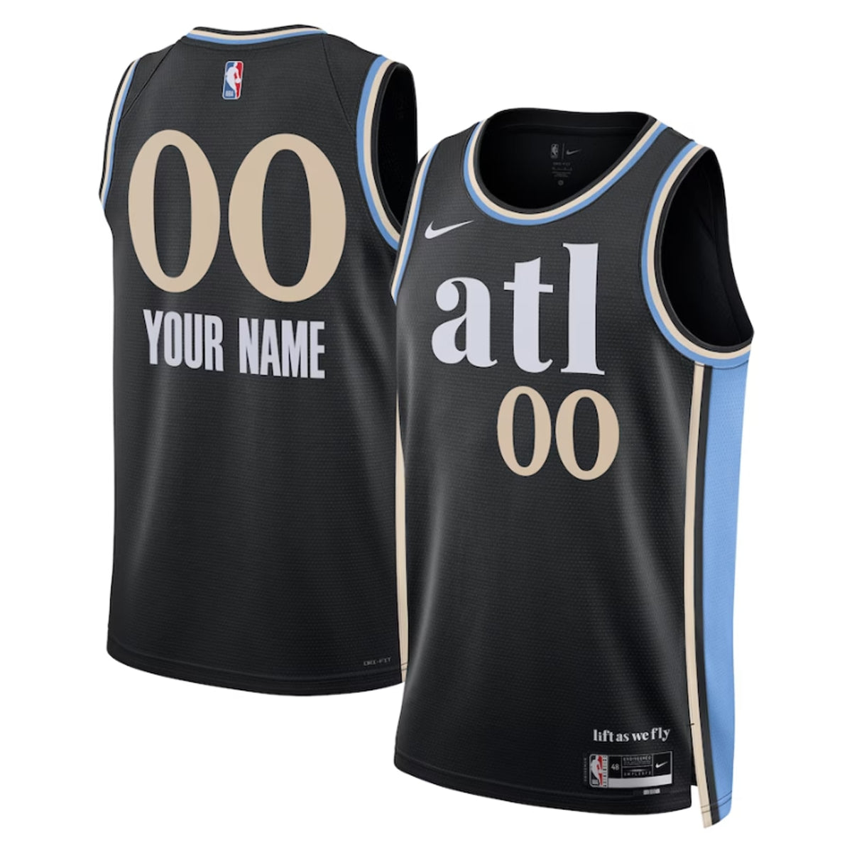 Atlanta Hawks Custom City Edition Swingman Jersey - 5