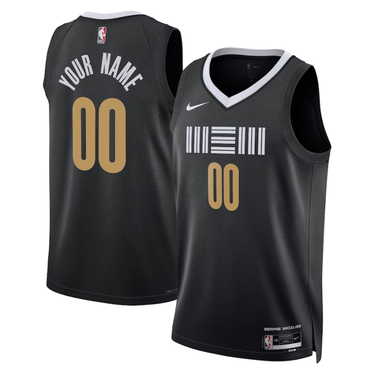 Memphis Grizzlies Unisex City Edition Custom Swingman Jersey - 5