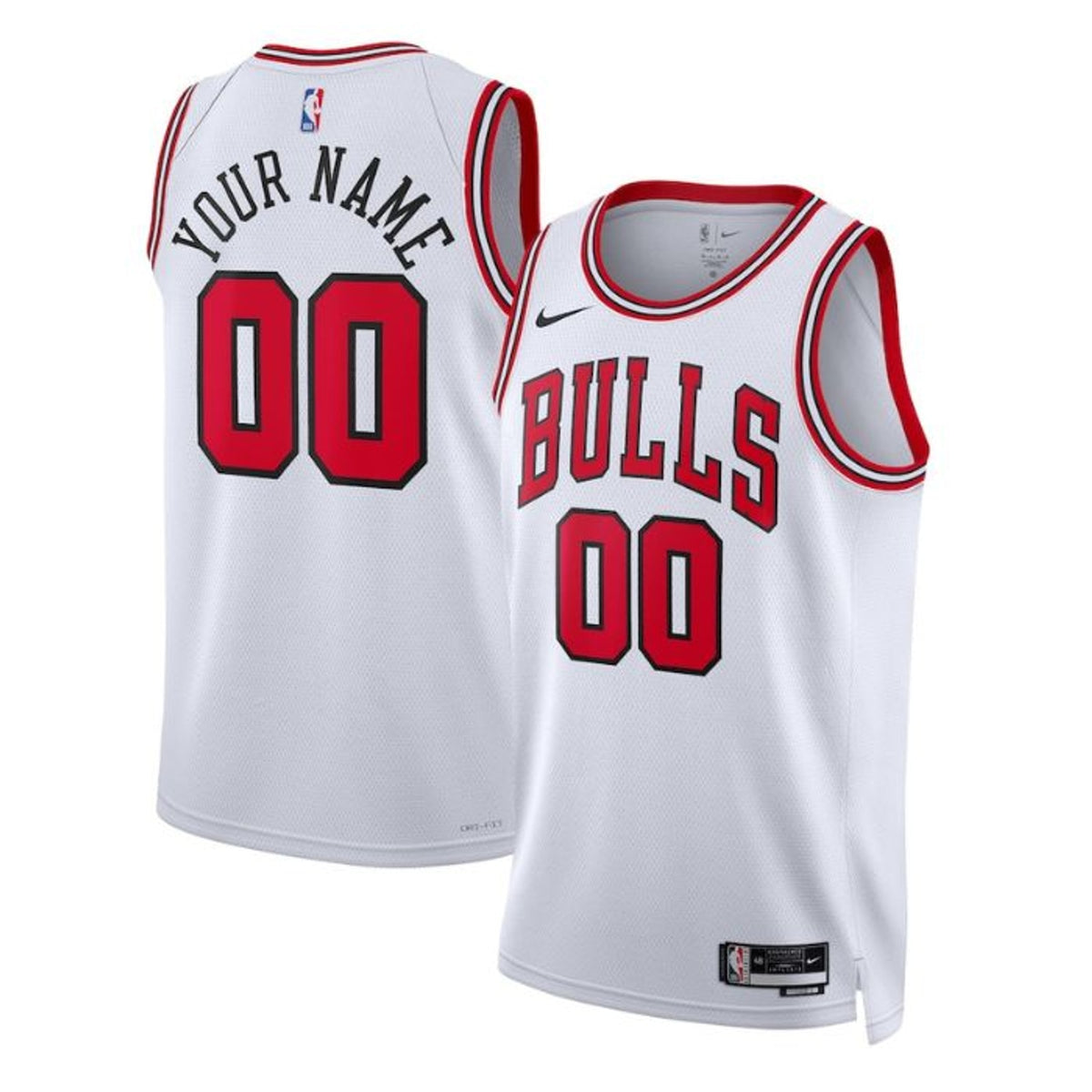 Chicago Bulls Customized Association Swingman Jersey - 5