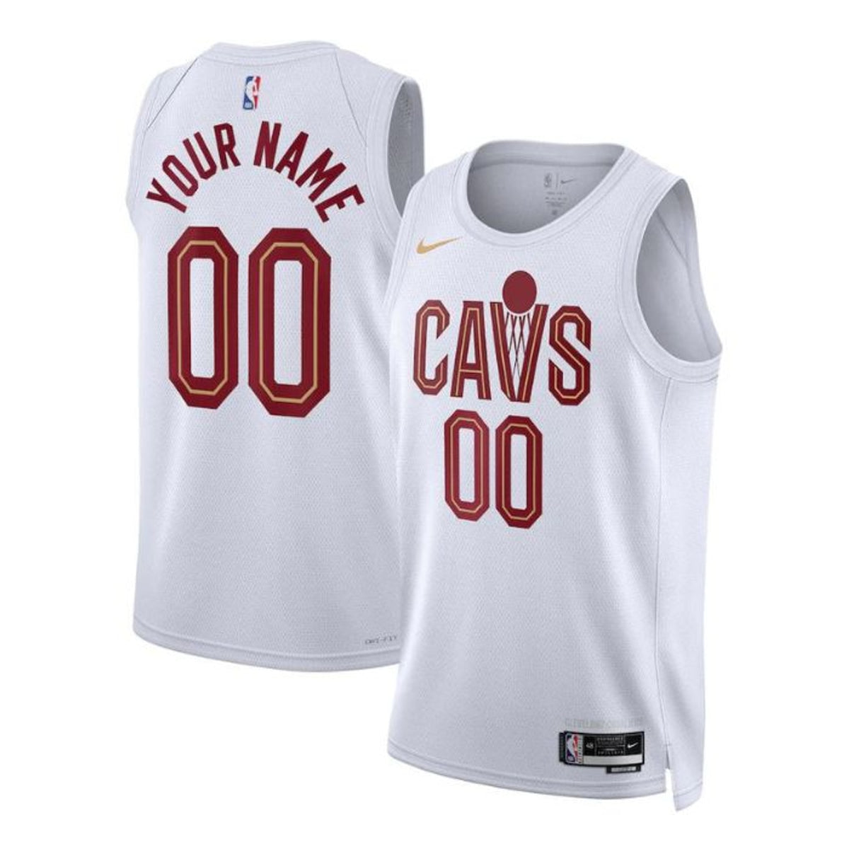Cleveland Cavaliers Unisex Association Swingman Custom Jersey - 5