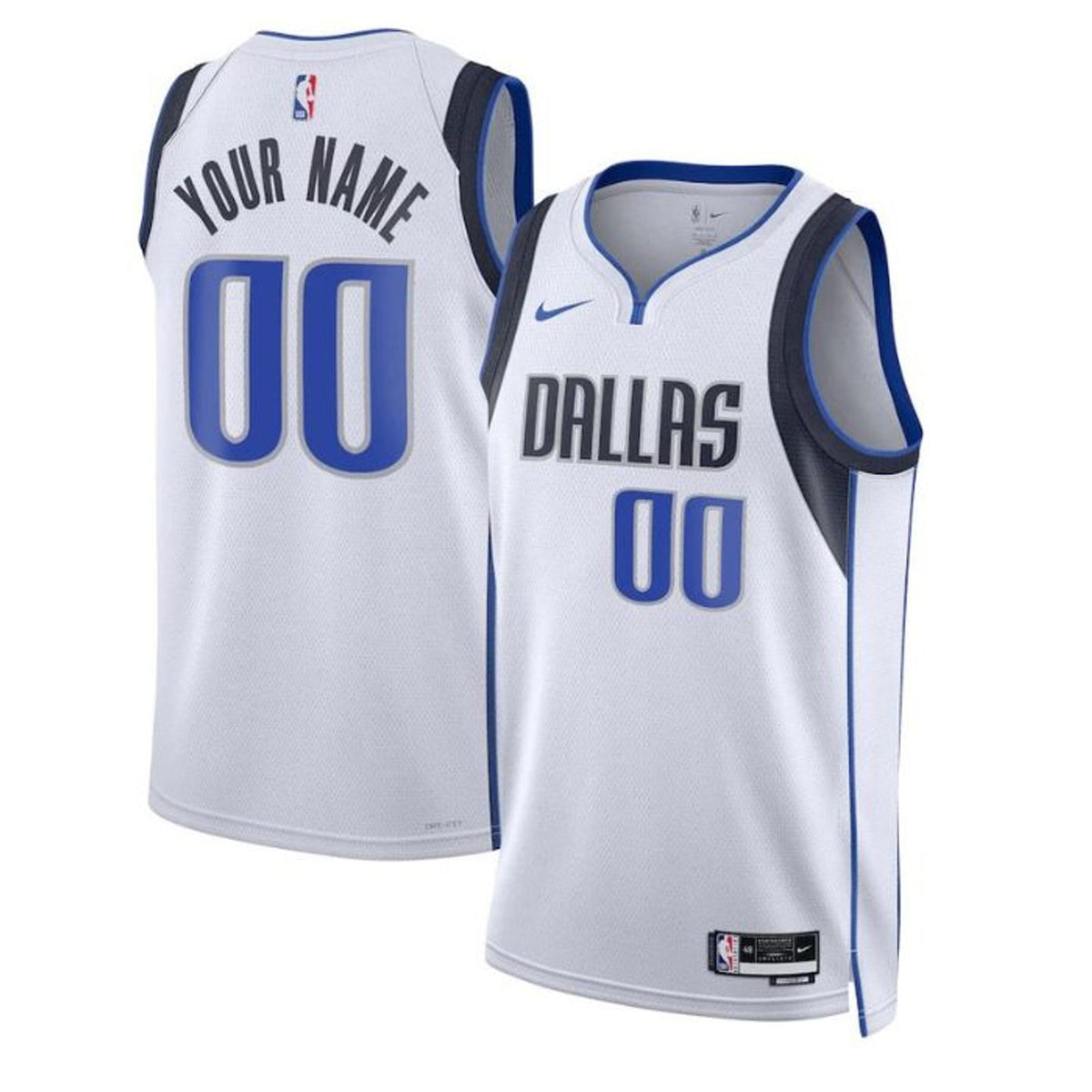 Dallas Mavericks Custom Association Swingman Jersey - 5