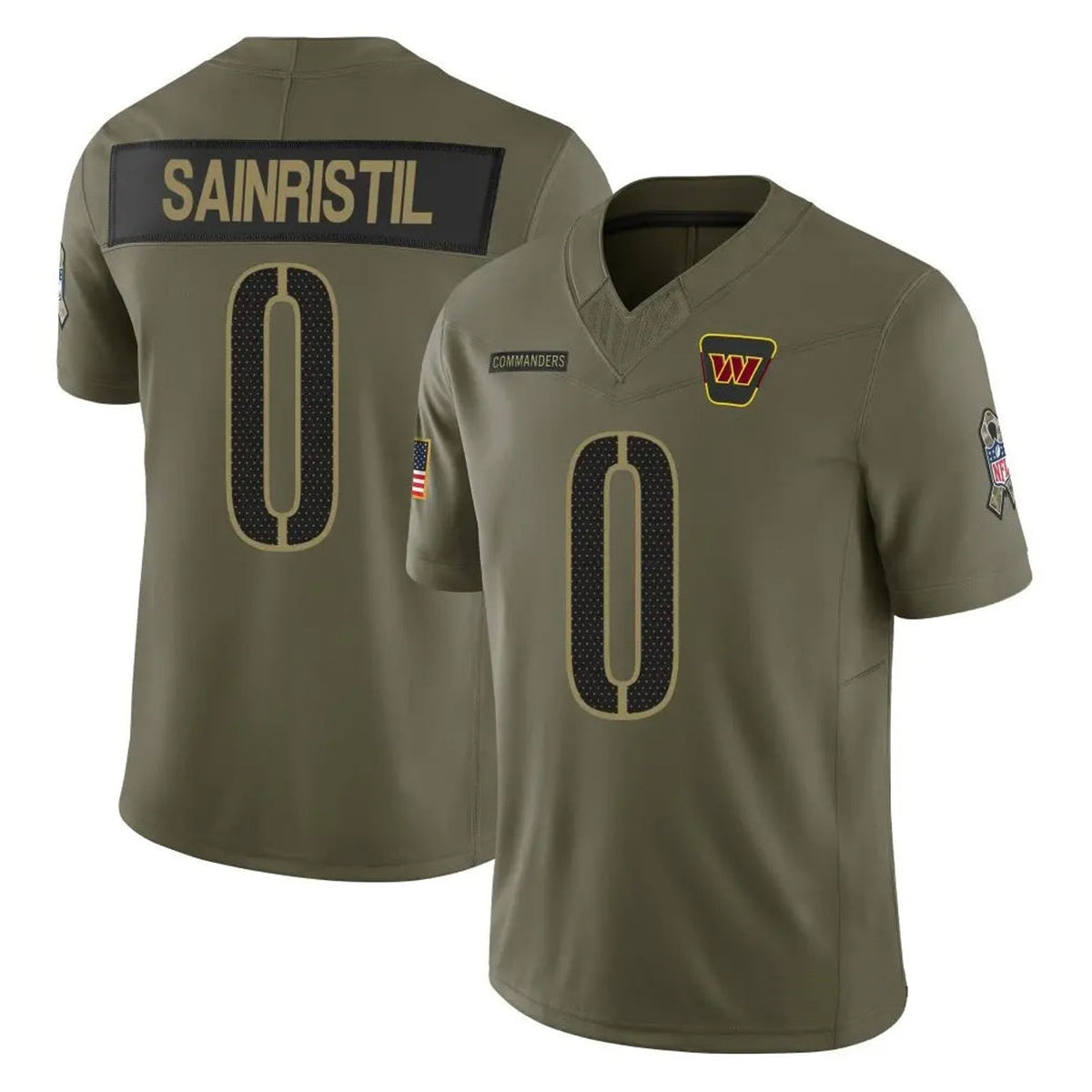 W.Commanders Mike Sainristil Salute To Service Limited Jersey - 5