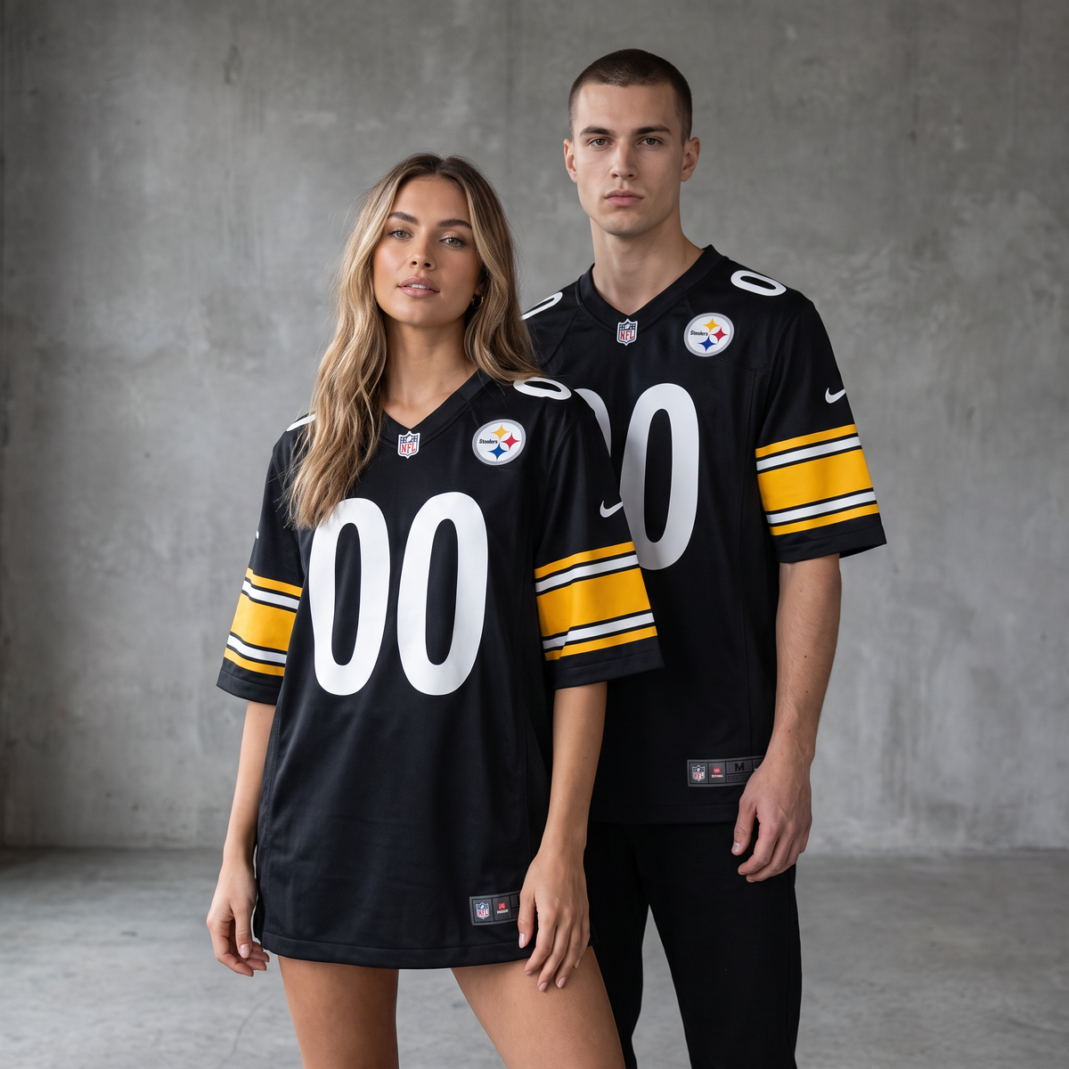 Steelers Style Football Jersey Personalized Name Number Shirt