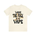 where is my vape unisex jersey short sleeve tee 1