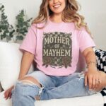 Mother Of Mayhem Edgy Mom T Shirt Funny Badass Mama Graphic Tee Premium 100 Cotton Cool Mom Gift Top Made in USA.jpg
