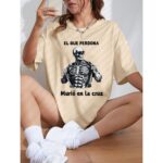 Chidas Gym Funny Mexican Slang T Shirt Sarcastic Skull Graphic Top Retro Chicano Style Streetwear for Men Women.jpg