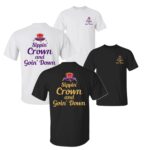Sippin Crown and Goin D Funny Drinking T Shirt Unapologetic Whiskey Quote Graphic Tee Premium 100 Cotton Sarcastic Nightlife Top Made in USA.jpg