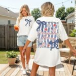 American Honey Coquette 4th Of July T Shirt Girly Vintage USA Graphic Tee Premium 100 Cotton Independence Day Top Made in USA.jpg
