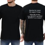 Question For Supporters T Shirt Funny Political Sarcastic Graphic Tee Unisex Cotton Shirt.jpg