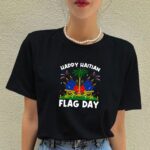 Happy Haitian Flag Day T Shirt Haiti Heritage Patriotic Graphic Tee Unisex Cotton Shirt.jpg
