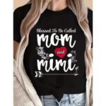 Called Mom And Mimi s Blessing Ladies T Shirt Casual Floral Mother s Day Tee Premium 100 Cotton Grandmother Gift Top Made in USA.jpg