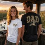 Camo Duck Dad T Shirt Vintage Old School Camouflage Hunting Tee.jpg