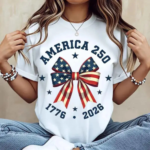 2026 America 250th Anniversary Bow T Shirt.png