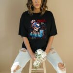 Chill The Fourth Out Skeleton T Shirt Funny 4th of July Patriotic Graphic Tee Unisex Cotton Shirt.jpg