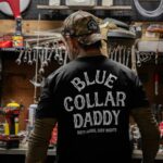Blue Collar Daddy T Shirt Industrial Workwear Graphic Tee Unisex Cotton Shirt.jpg