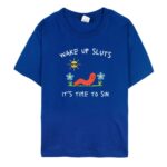 Wake Up Slts Funny Animal T Shirt Viral Meme Graphic Tee Premium 100 Cotton Ironic Animal Top Made in USA.jpg