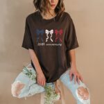 America Always On T Shirt 250th Anniversary Patriotic USA Graphic Tee Unisex Cotton Shirt.jpg