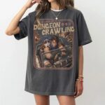 Comfort Colors Dungeon Crawling Carl Princess Donut T Shirt Funny Sci Fi Meme Tee Retro LitRPG Graphic Shirt Dungeon Crawler Fan Gift.jpg