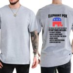 Elephant Pox Funny Political T Shirt Satirical Democracy Graphic Tee Unisex Cotton Shirt.jpg
