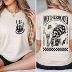 Motherhood Sometimes I Rock It T Shirt Funny Relatable Mom Graphic Tee Premium 100 Cotton Motherhood Life Top Made in USA.jpg