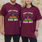 Happy Haitian Flag Day T Shirt Haiti Heritage Patriotic Graphic Tee Unisex Cotton Shirt.jpg