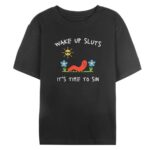 Wake Up Slts Funny Animal T Shirt Viral Meme Graphic Tee Premium 100 Cotton Ironic Animal Top Made in USA.jpg