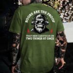 Scientific Proof Monkey Funny Sarcastic Focus Graphic Top.jpg
