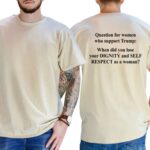 Question For Supporters T Shirt Funny Political Sarcastic Graphic Tee Unisex Cotton Shirt.jpg