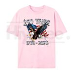 250 Years of Liberty T Shirt 1776 2026 Eagle USA Flag Patriotic Graphic Tee Unisex Cotton Shirt.jpg