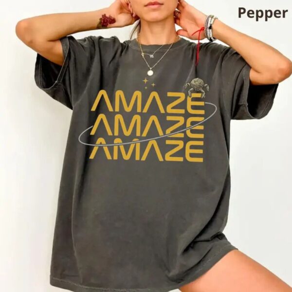Comfort Colors Amaze Amaze Amaze T Shirt Project Hail Mary Rocky Inspired Tee Funny Sci Fi Space Quote Shirt Gift for Book Lovers.jpg
