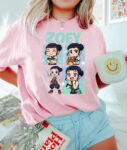 Demon Hunter Zoey Huntrix Fan Tee Cute Chibi Anime Graphic Shirt.jpg