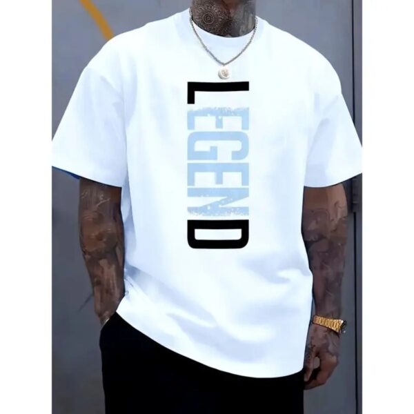 LEGEND Vertical Graphic T Shirt Minimalist Streetwear Typography Tee Unisex Cotton Shirt.jpg