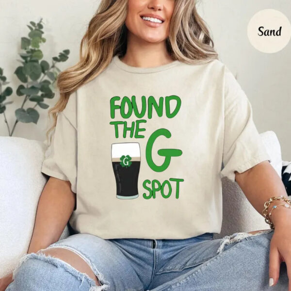 Split The G Funny St. Patrick s Day Tee Minimalist Found The G Stout Shirt.jpg