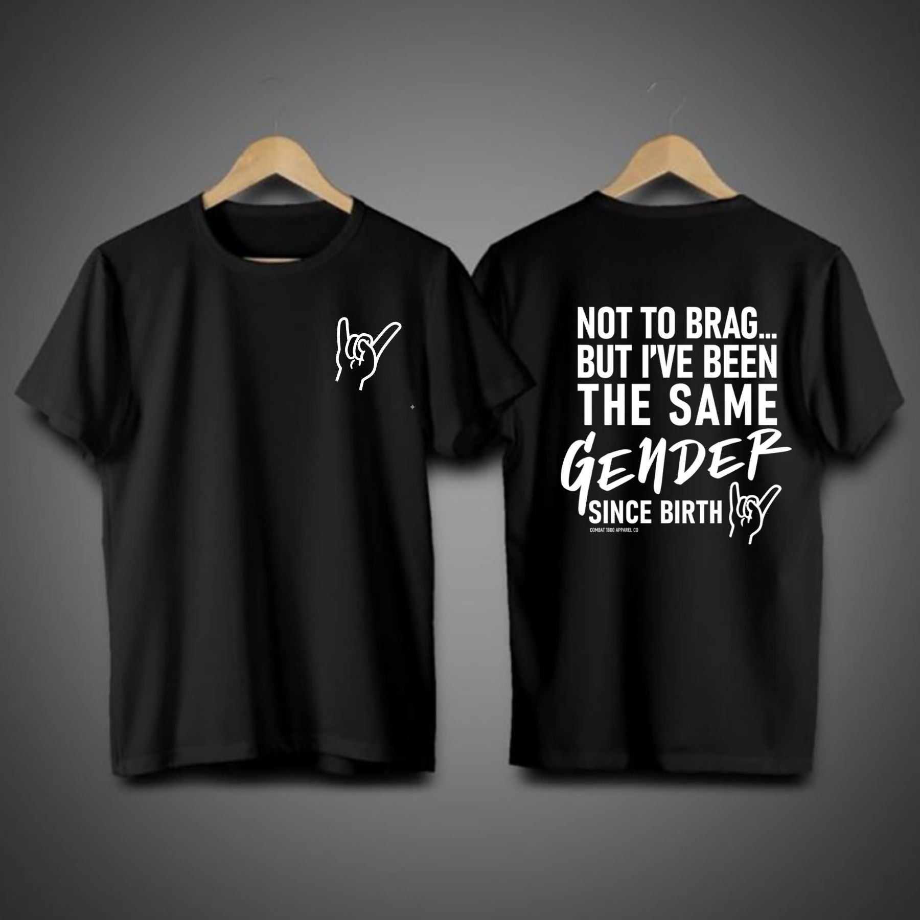 Straight Since Birth Funny Sarcastic Pride Graphic Top.jpg Straight Since Birth Funny Sarcastic Pride Graphic Top.jpg